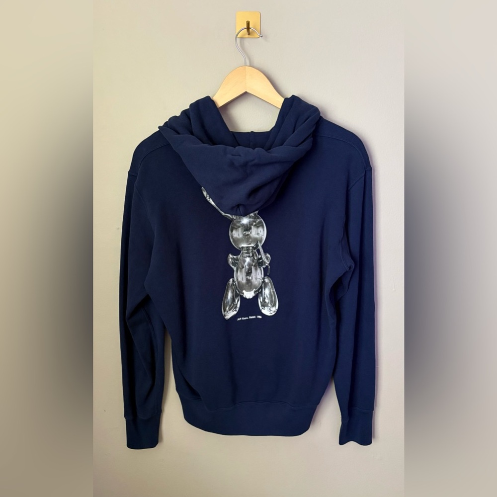 Men’s XS Jeff Koons Stainless Rabbit Long Sleeve Uniqlo Pullover Hoodie Sweater